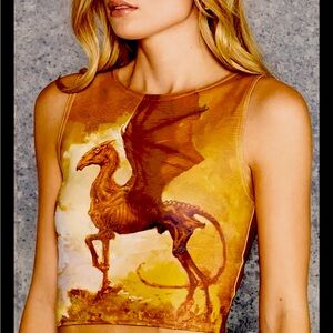 Blackmilk Wifey Edgy Emo Fantasy top